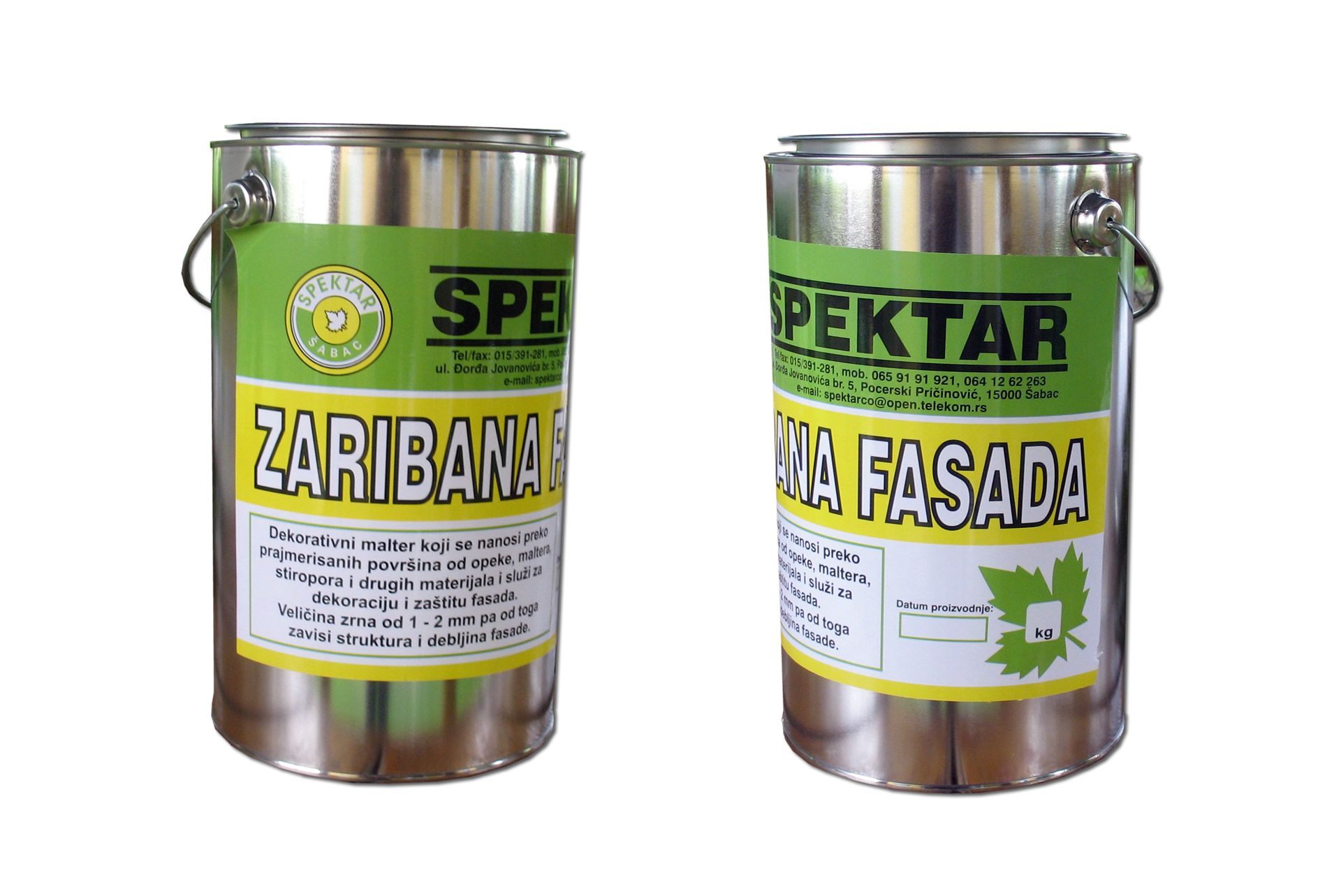 Zaglađena - zaribana ili ful fasada, je akrilna ili silikonsko silikatna fasada sa izabranom granulacijom punioca koja se nanosi gletaricom a zatim se obrađuje zaglađivanjem. Tako se dobija struktura slična strukturi prskane fasade.